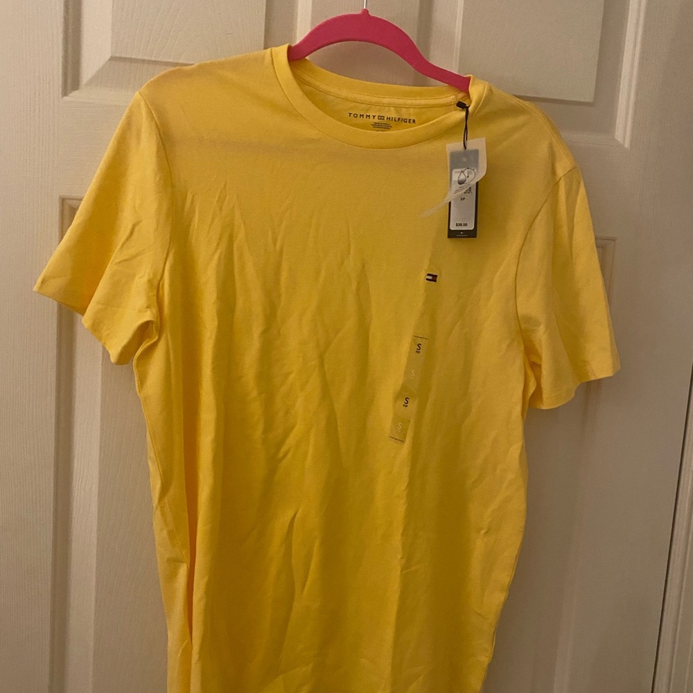 Tommy Hilfiger Yellow Short Sleeve Tee